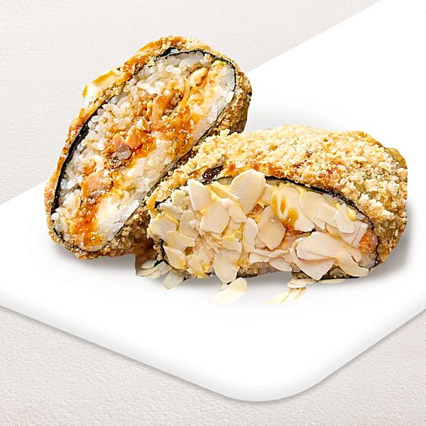 Суши Бургер с лососем терияки