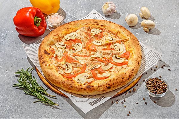 Пицца Куриная с грибами
