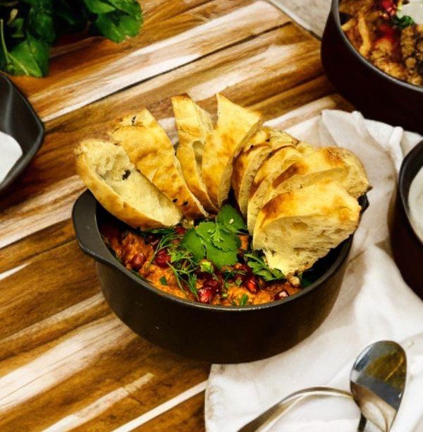 Лобио с пури