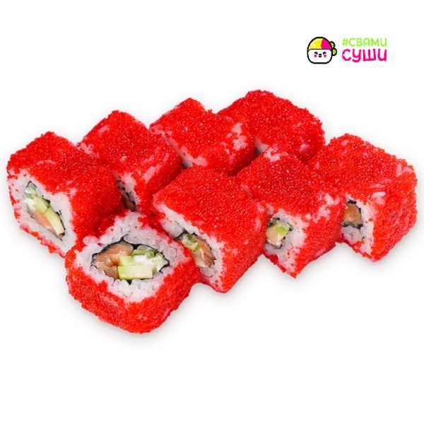 Ролл Калифорния с Лососем