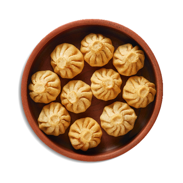 Жареные мини-хинкали с курицей