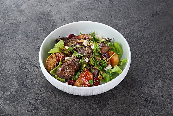 Салат с печенью