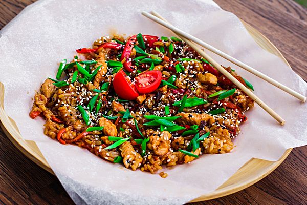 Khao Pad Курица