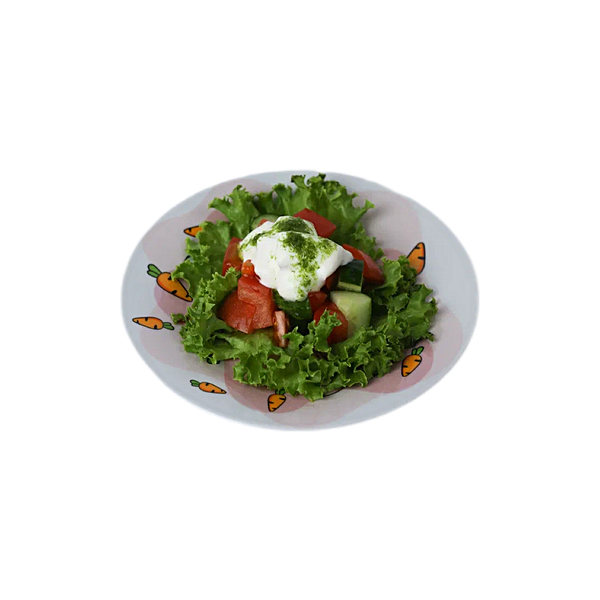 Овощной салатик со сметаной