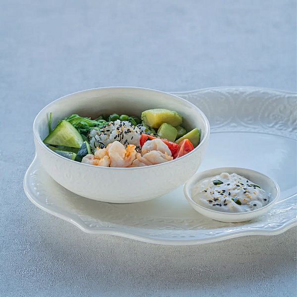 Боул с креветкой / куриным бедром