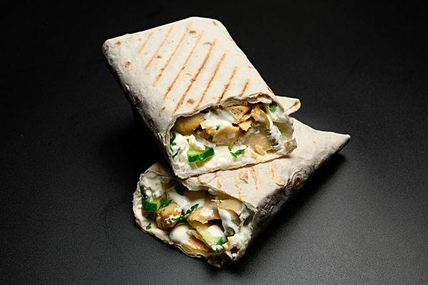 Шаурма с рапанами