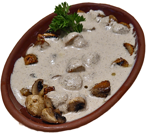 Сациви из шампиньонов