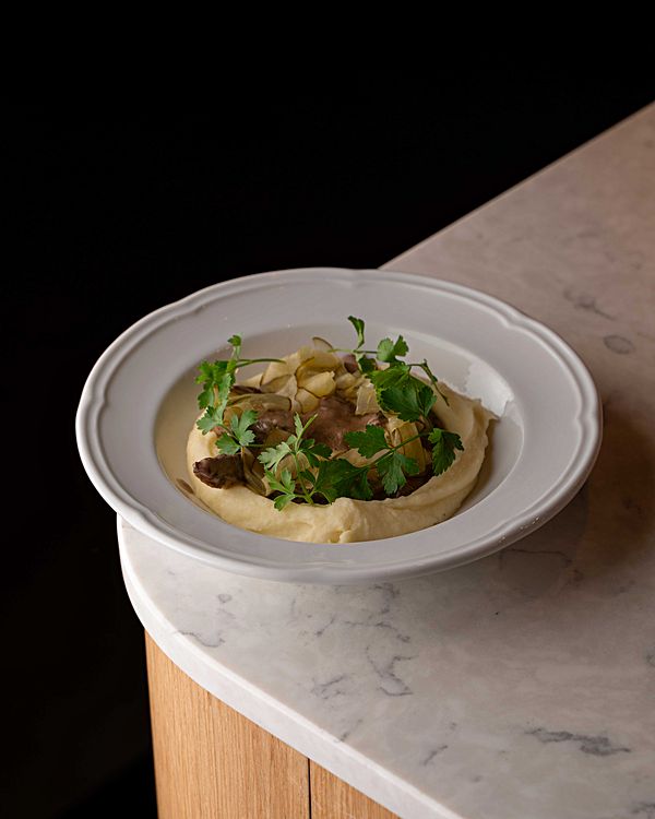 Бефстроганов с пюре