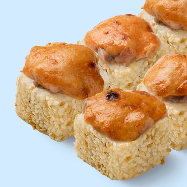 Запечённый с лососем спайси