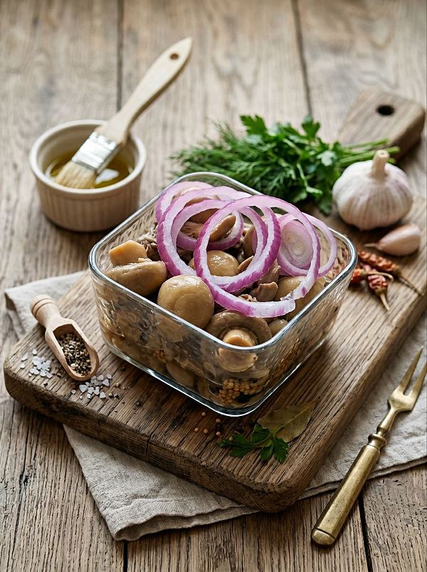 Ассорти маринованных грибов