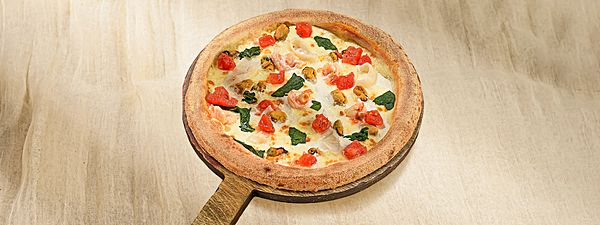 Пицца с морепродуктами