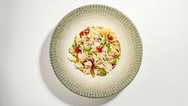 Паста с лососем