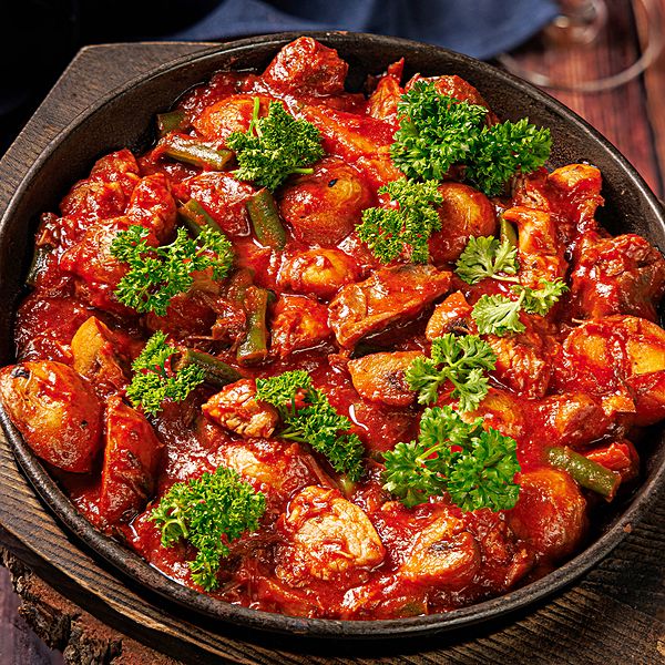 Сковородки — Жареха мясная с картофелем