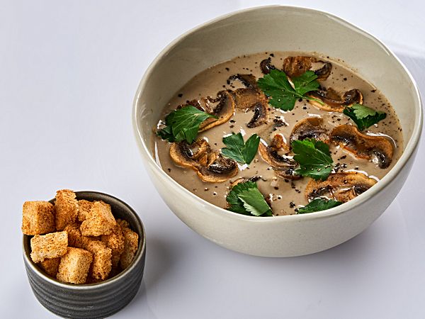 Крем-суп грибной