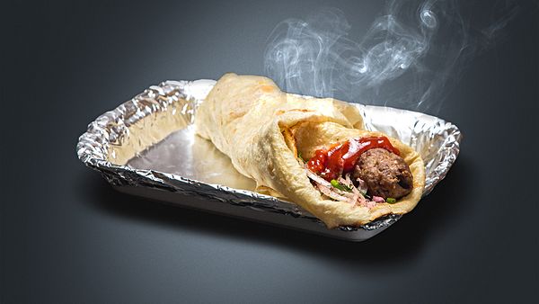 Люля-кебаб свиной в лаваше