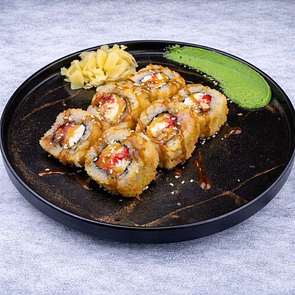 Ролл панко с лососем