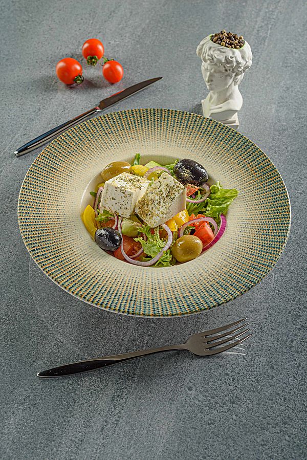 Греческий с взбитой фетой