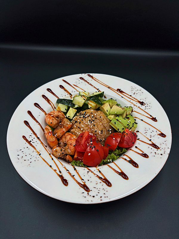 Поке с креветкой