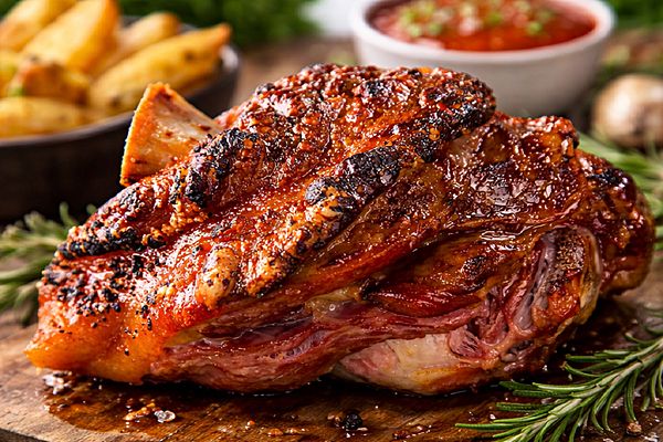 Рулька запеченная