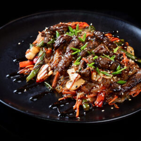 Фунчоза с говядиной