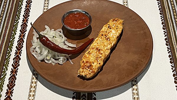 Люля-кебаб из курицы и зелени