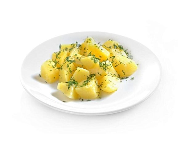 Картофель отварной с зеленью