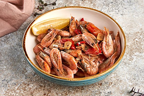 Креветки отварные