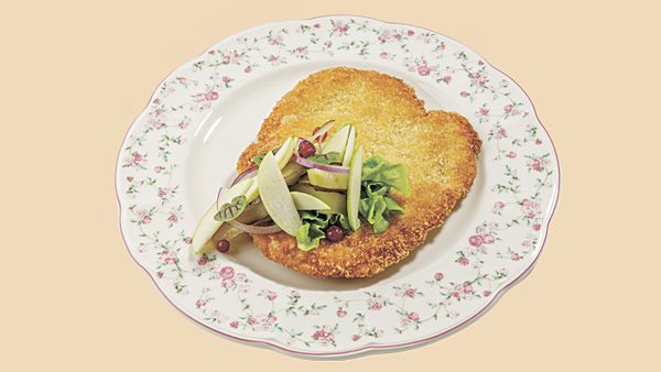 Шницель с корнишонами