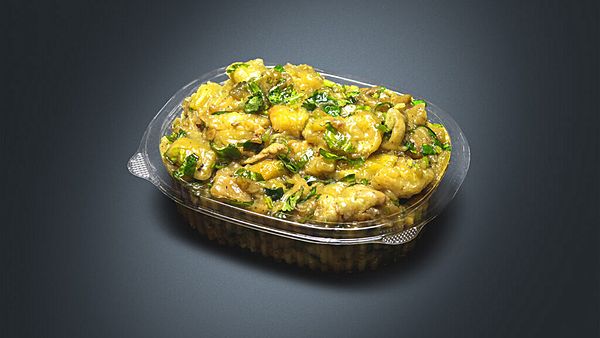 Салат из запеченных баклажан