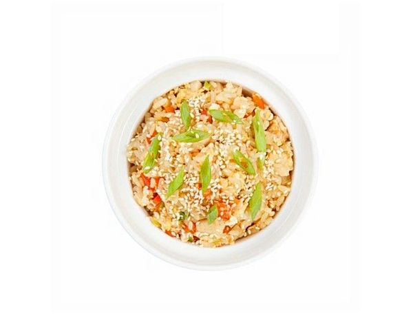 Тяхан с лососем