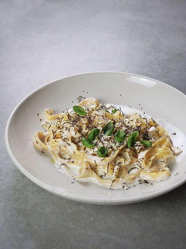 Тальятелле с трюфелем в сливочном соусе