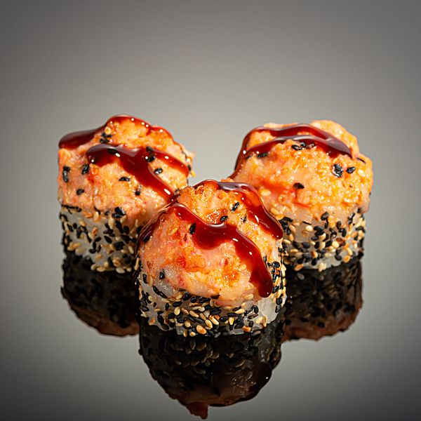 Запеченный с креветкой