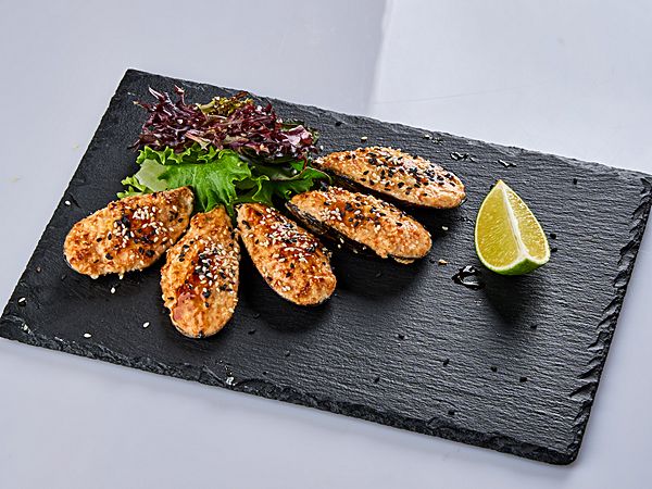 Запеченные мидии