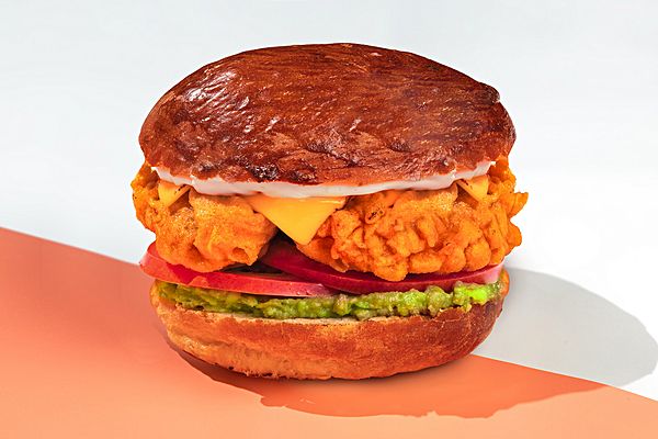 Бургер с креветкой