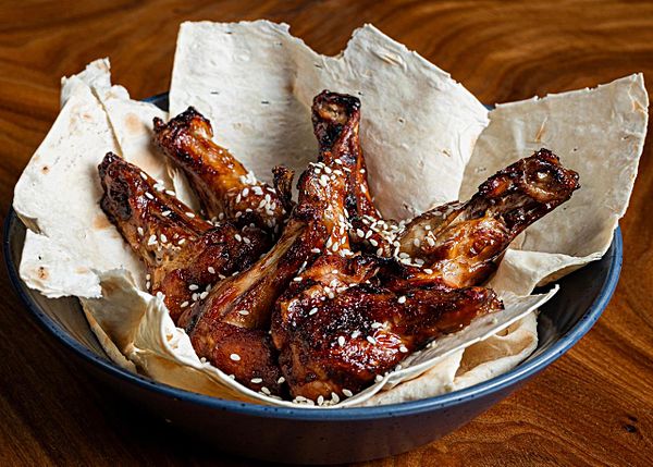 Куриные крылышки в соусе терияки