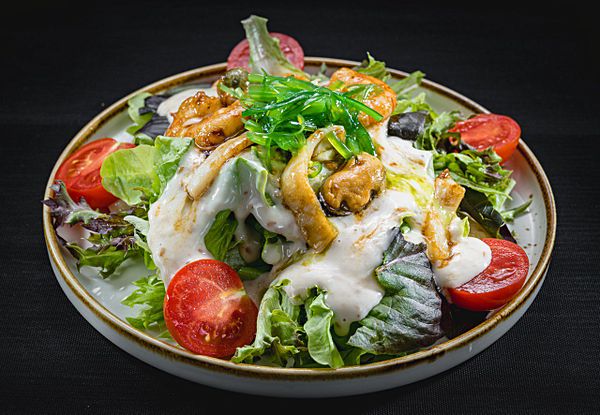 Салат с морепродуктами