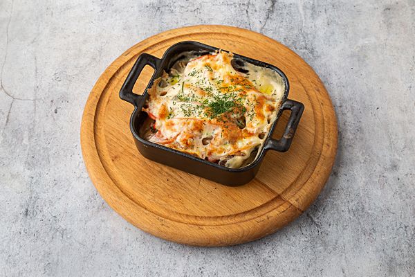 Запечённый картофель с куриным филе