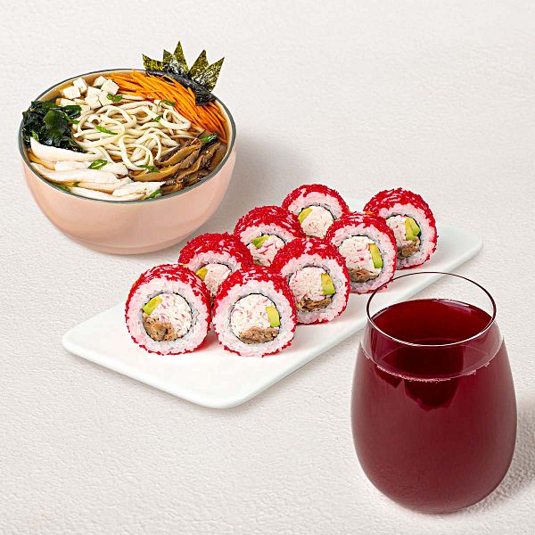 Бизнес-ланч Стандарт M с морсом из черной смородины