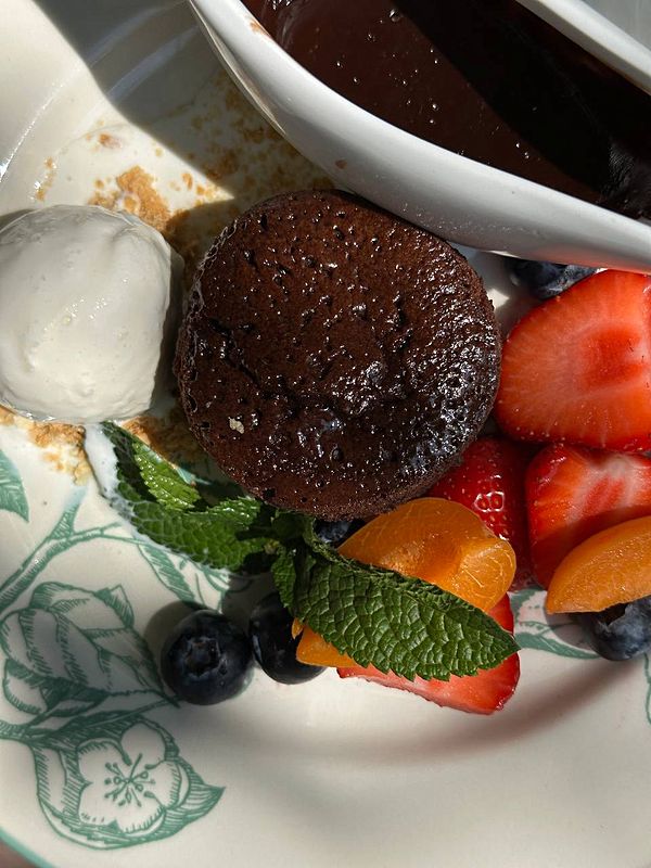 Шоколадный фондан