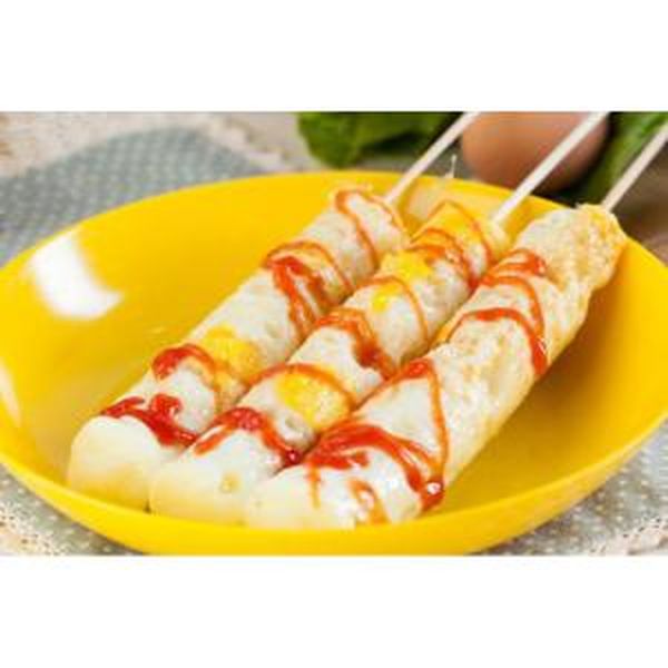 Колбаска в яйце