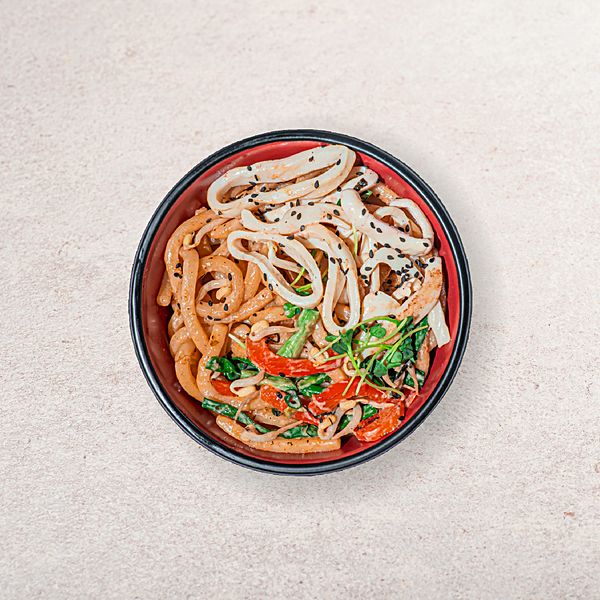 Удон с кальмаром