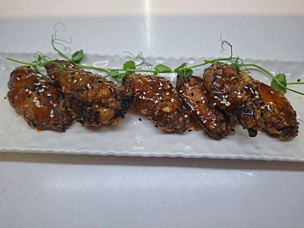 Крылышки куриные в кисло-сладком соусе