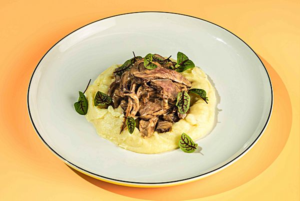 Бефстроганов с вёшенками