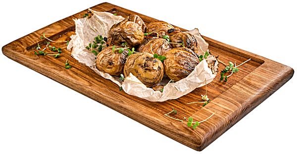 Картофель с дымком и салом