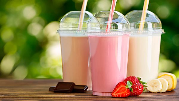 Витаминный молочный коктейль