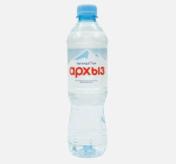 Вода Легенда гор Архыз 0.5 литра негаз.