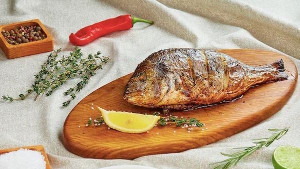 Дорадо на гриле