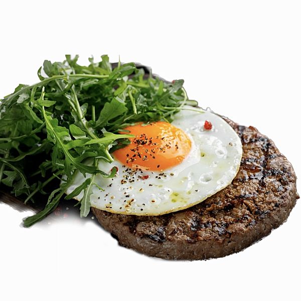 Бифштекс с яйцом
