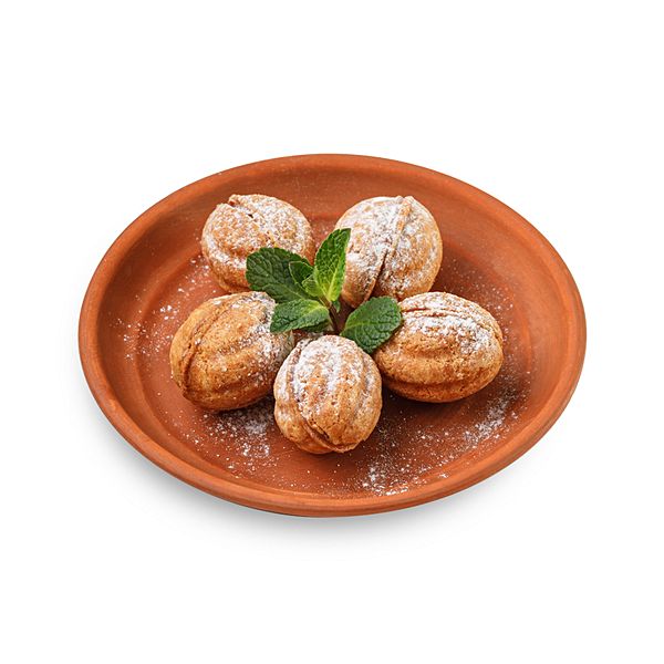 Орешки со сгущёнкой и грецким орехом