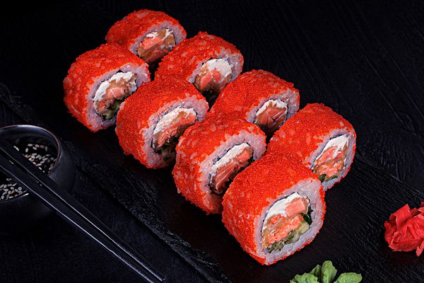 Калифорния с лососем ДеЛюкс